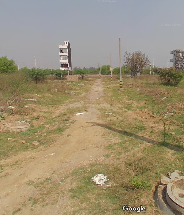 Rohini Sector 36 Plot for Sale - B1-203c Rear View