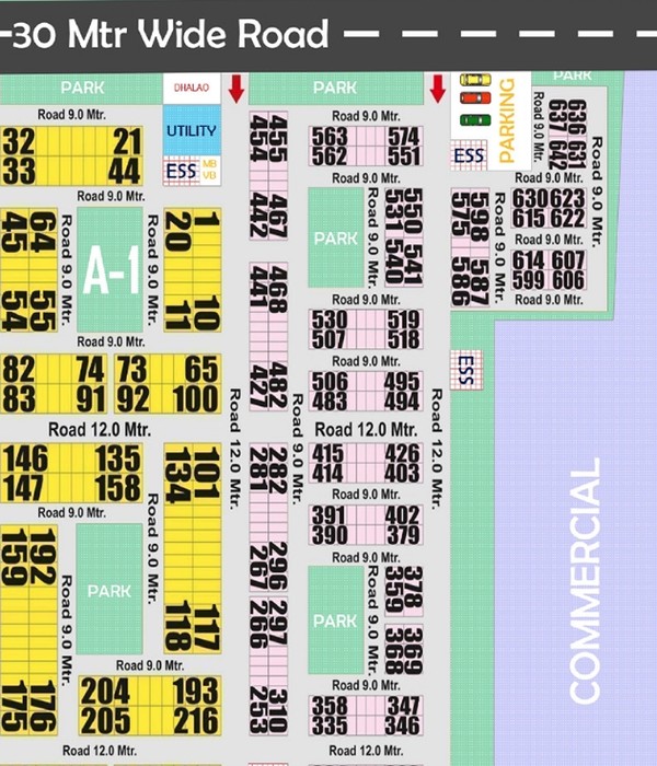Rohini Sector 37 Plot for Sale - A1 | 270 Main View