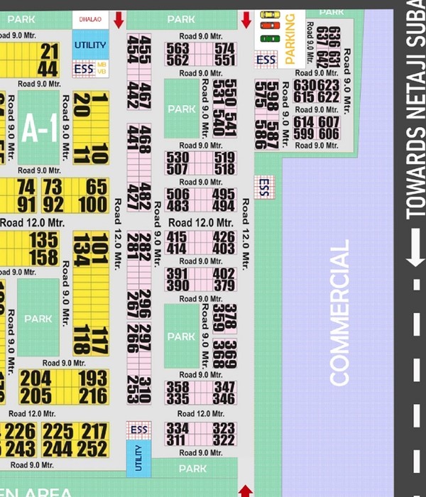 Rohini Sector 37 Plot for Sale - A1 | 340b Close Detail