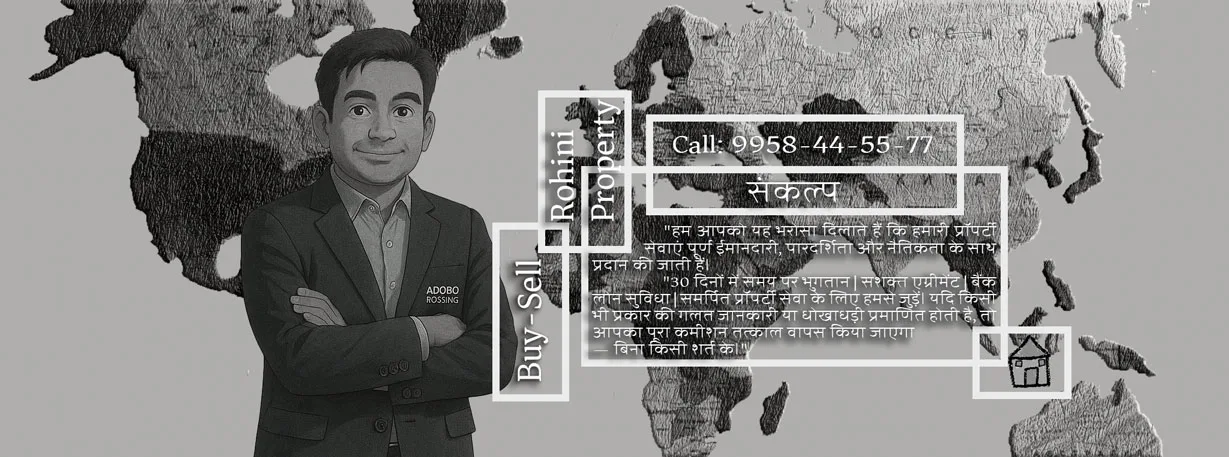 Rohini Sector 28, 29, 30, 34, 35, 36, and 37 property dealer services