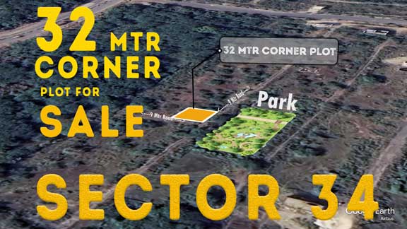 32 meter Plot Rohini Sector 34