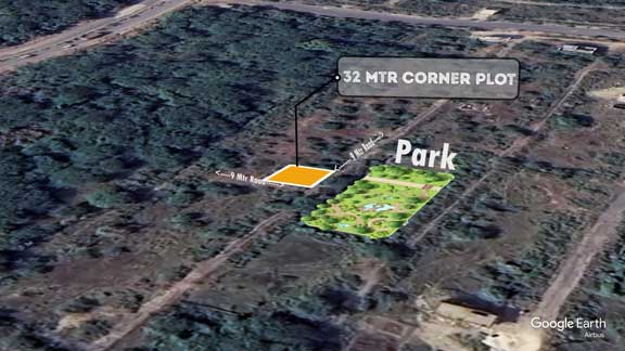 32 meter plot for sale in rohini sector 34